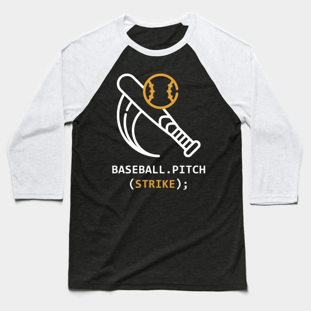 Baseball.Pitch(Strike); Baseball T-Shirt by  WebWearables